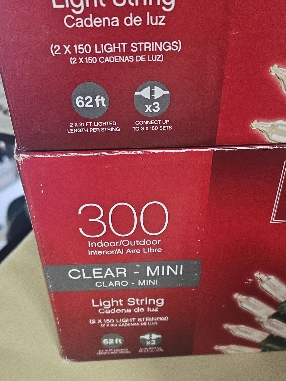 Home Accents Holiday 300 Clear Incandescent Mini Lights